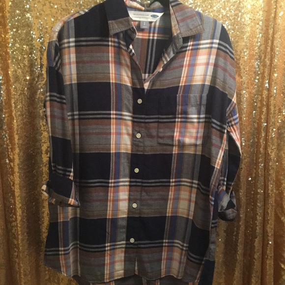 Old Navy Plaid Button Down - Picture 1 of 5
